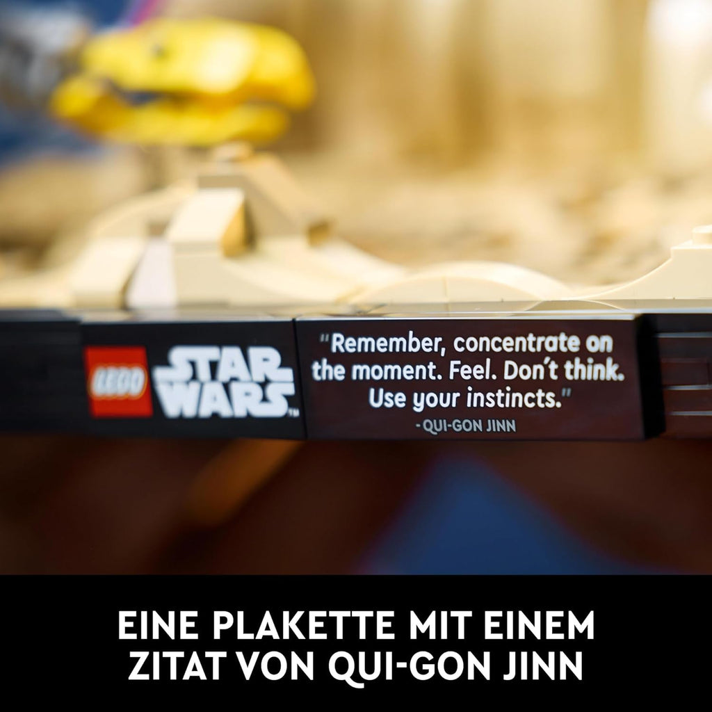 LEGO Star Wars Pod Race in Mos Espa - Diorama, Set pentru adulți, Kit model Amenințarea întunecată, include Podracerul lui Anakin Skywalker, piesă de colecție, cadouri pentru bărbați și femei 75380 Seturi de constructie Besuche den LEGO-Store
