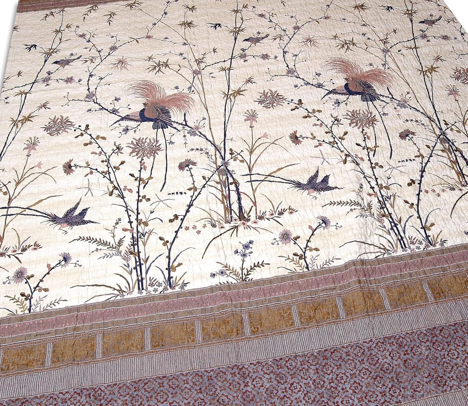 Colcha Bassetti Fong, 100 57 hilos por cm² / relleno: 100% puro algodón, crema, 220X255 cm Bassetti Beds and Blankets