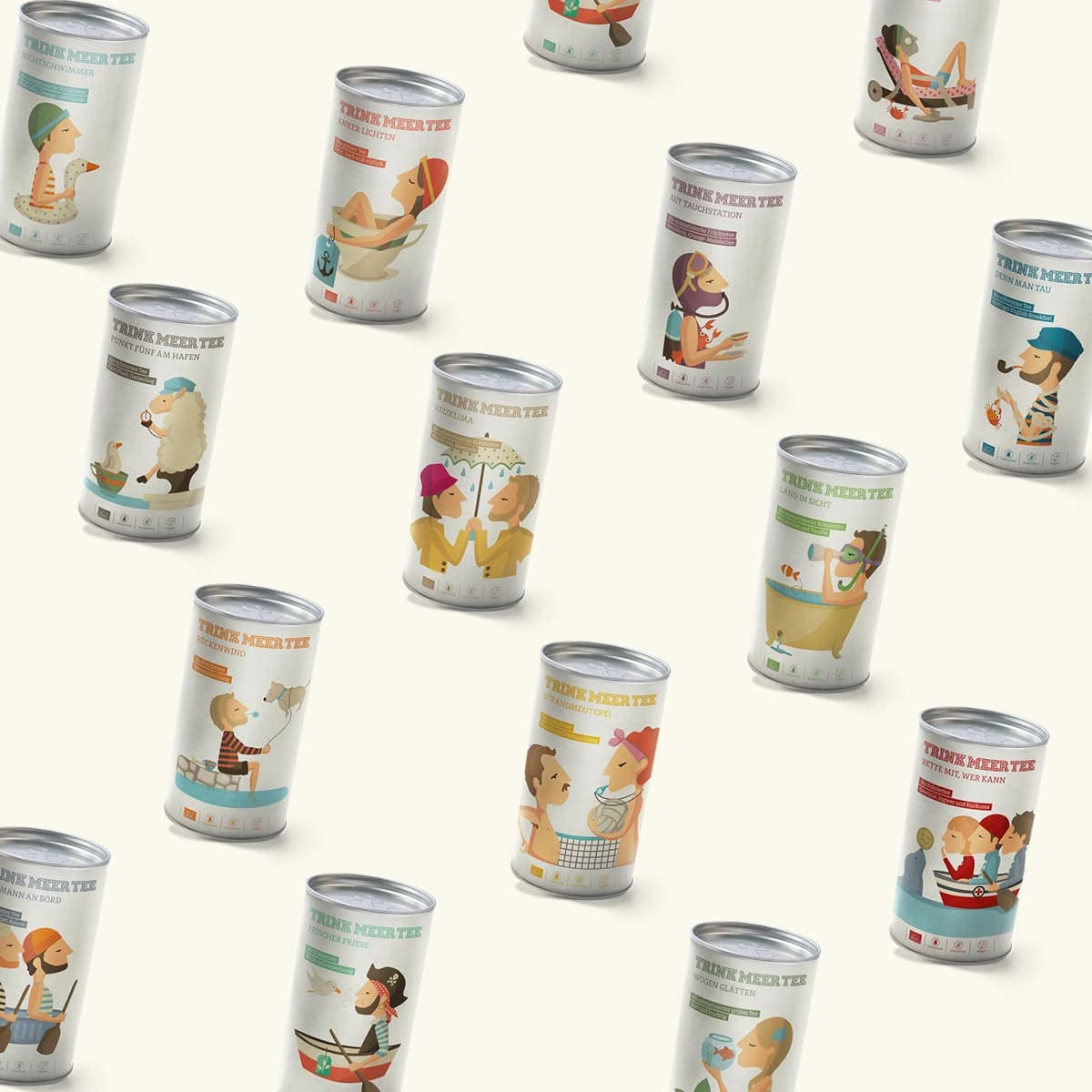 Bea mai mult ceai FRISCHER FRIESE - Ceai din plante bio | Amestec de mentă | Ceai de mentă bio | Ceai vrac în cutie de ceai | Cadou I 50 G