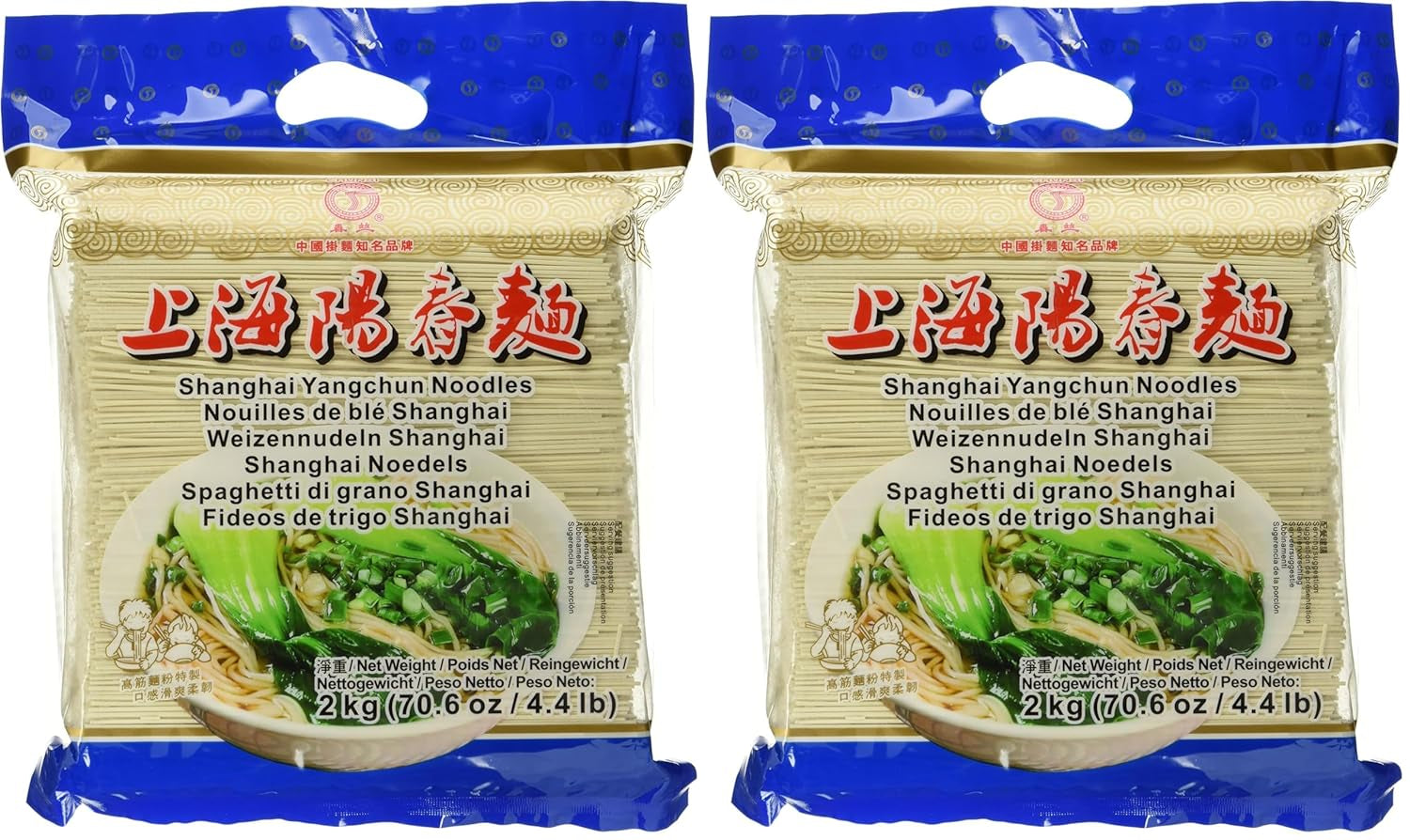 Fideos de trigo (Shanghai), 1 paquete (1 x 2 kg)