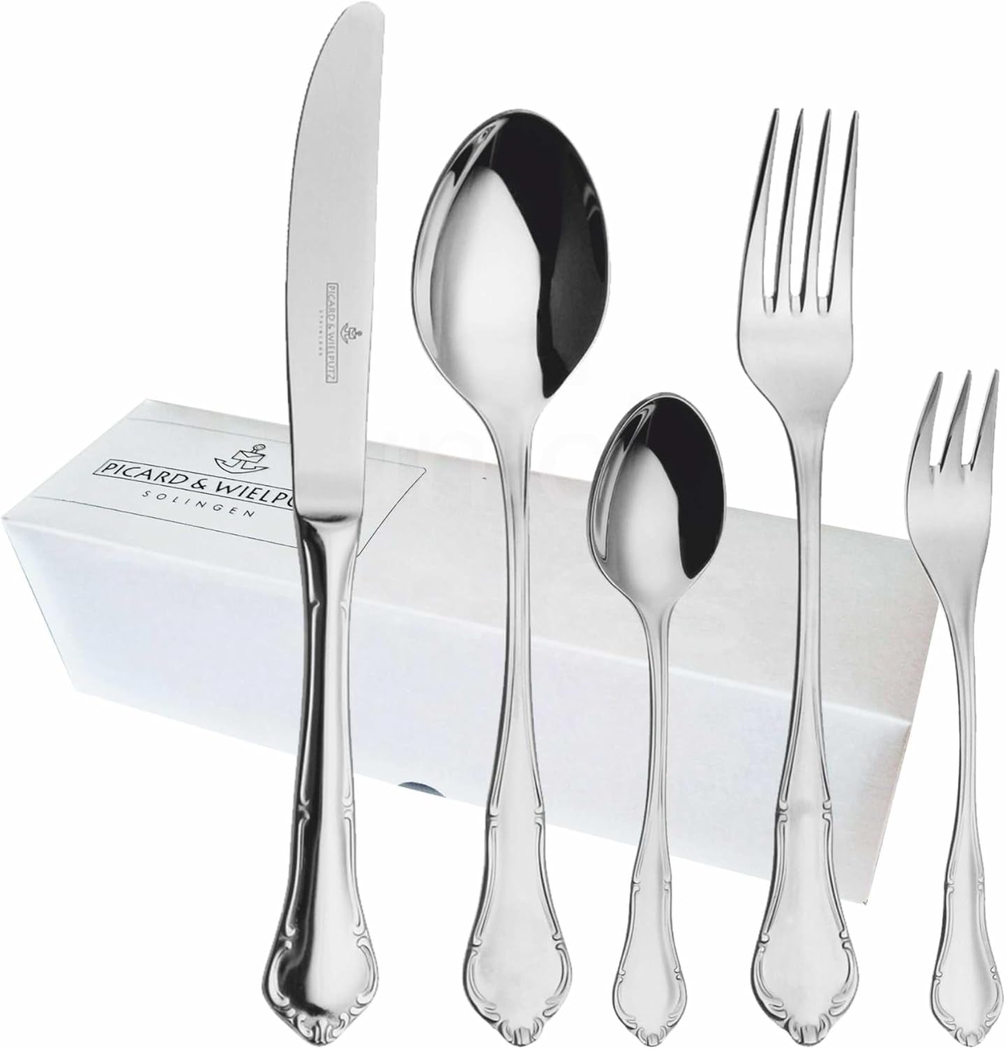 Juego de cubiertos Palazzo macizo 30 piezas Cocina Naty Shop