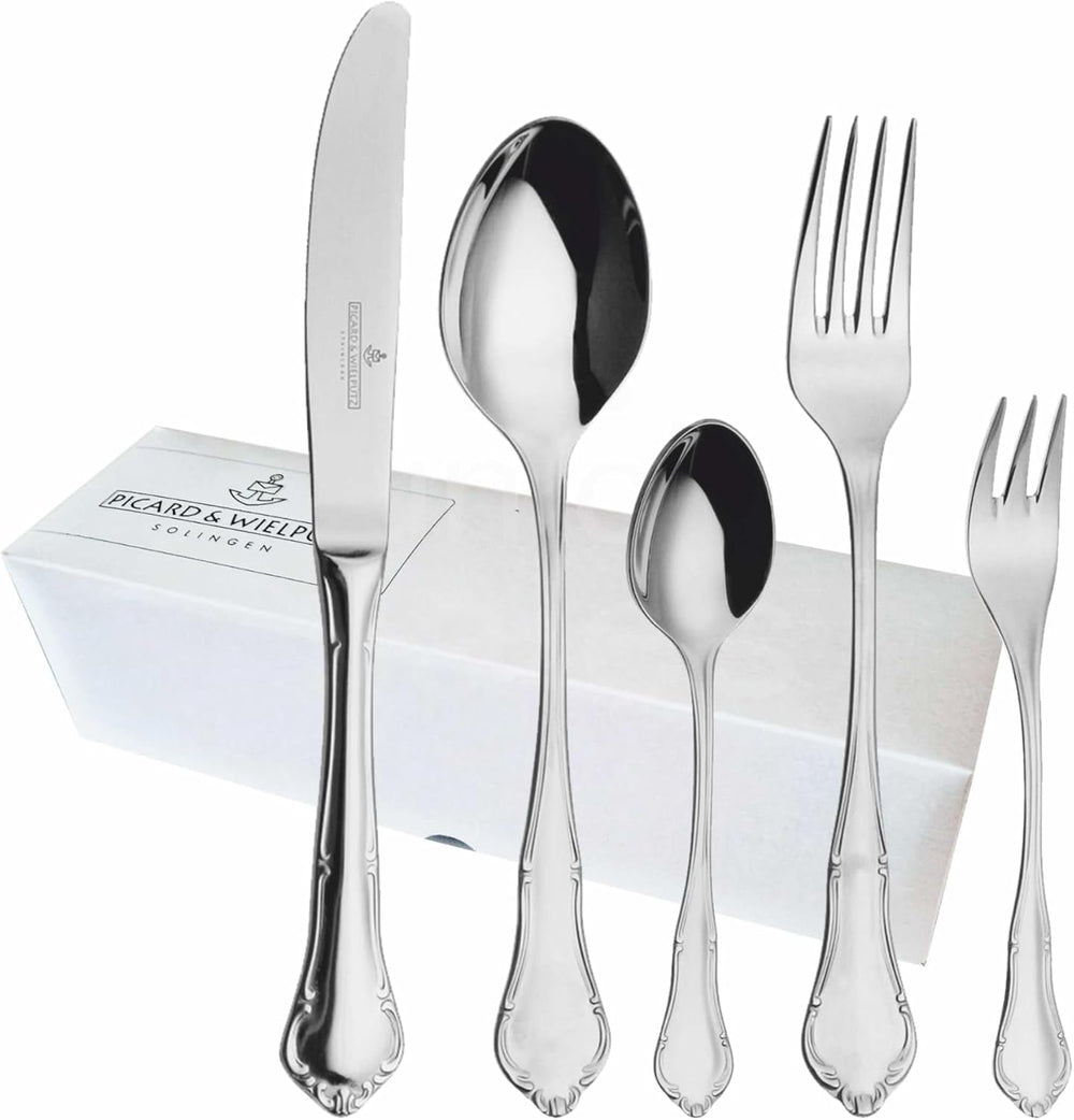 Juego de cubiertos Palazzo macizo 30 piezas Cocina Naty Shop