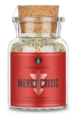 Ankerkraut "Merry Crisis" Anlass-Gewürz, Aioli Pfeffer Salz zum Verschenken, Gewürz Geschenk mit Knoblauch, 155 g en corcho