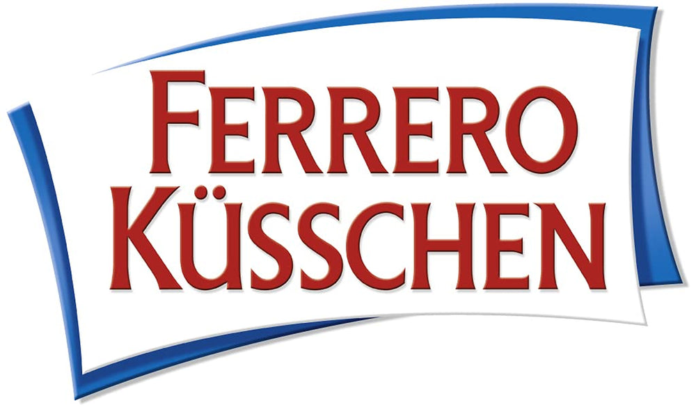 Ferrero Küsschen White Crispy - Regalo de San Valentín para él y para ella - Avellanas tostadas crujientes en crema ligera con chips crujientes, cubiertas de chocolate blanco, 1 paquete de 20 bombones individuales