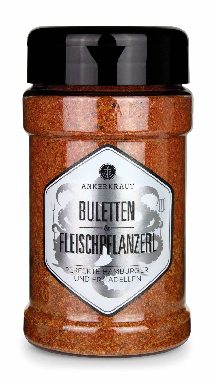 Ankerkraut Bulettes & Fleischpflanzerl, Gewürzmischung für Buletten und Frikadellen, 250 g en bolsa aromatizada
