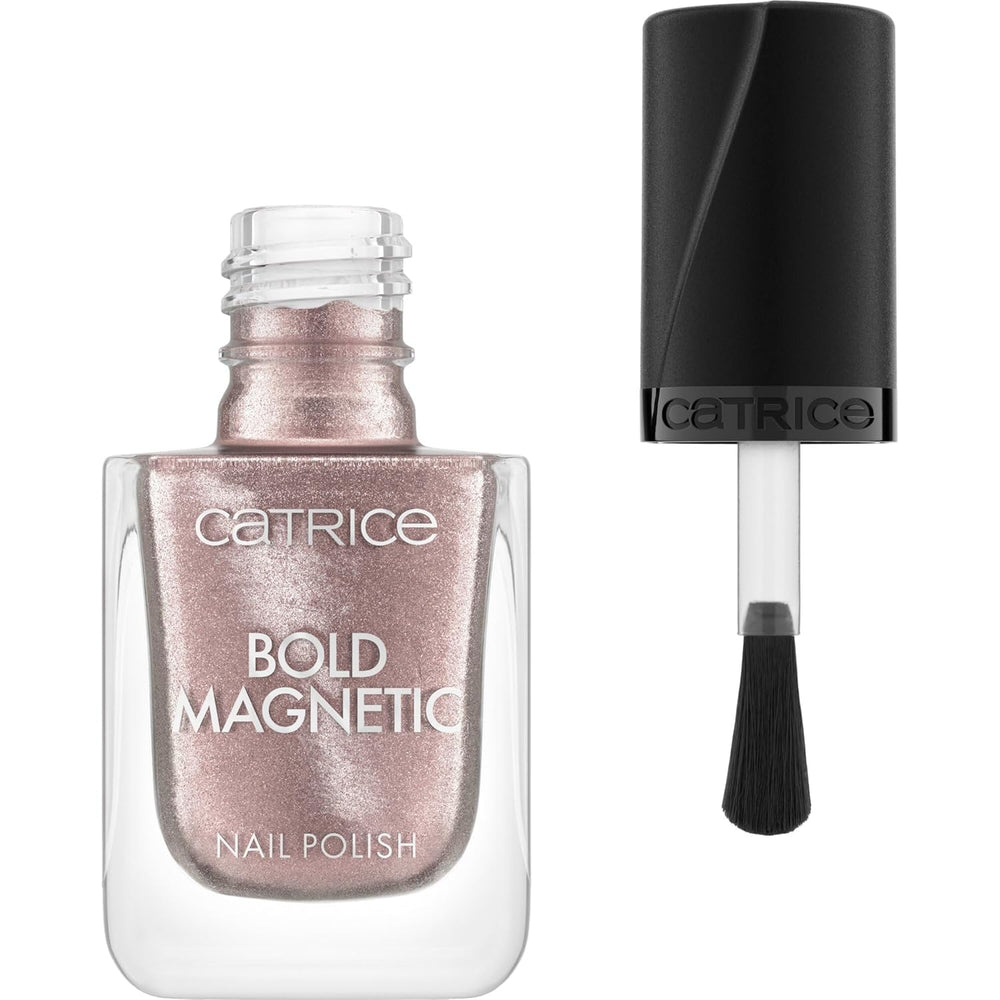 Esmalte de uñas magnético Catrice Bold, núm. 030, dorado, metálico, vegano, sin microplásticos, sin fragancia, sin parabenos, 1 paquete (10,5 ml)