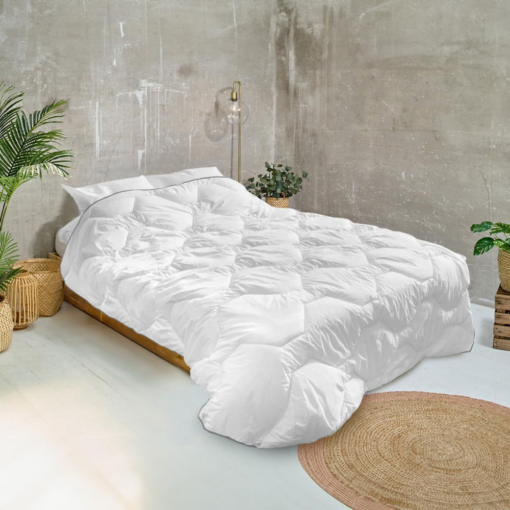 Manta Supreme Bleu Câlin, muy calentita, envoltura extra suave, super suave, confort hotelero, 140 X 200 cm Edredones y edredones Naty Shop