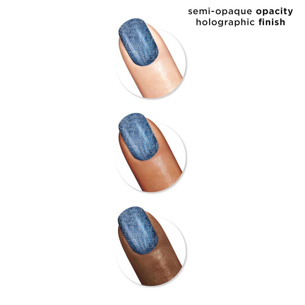 Insta-Dri Holo-Glow, Holo-back, fácil de usar, duradero, hermosos colores, fácil de aplicar en las uñas, sin astillas, 19 ml