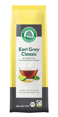 Lebensbaum Earl Grey Classic, ceai negru cu ulei natural de bergamotă și lămâie, armonios, aromat, 100% organic, vrac, 100 g