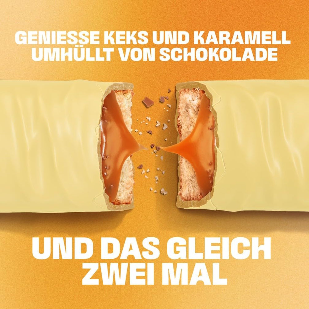 Barras de chocolate blanco Twix; caramelo, galletas, chocolate blanco; paquete múltiple de chocolates; 5 barras (5 x 46 g)