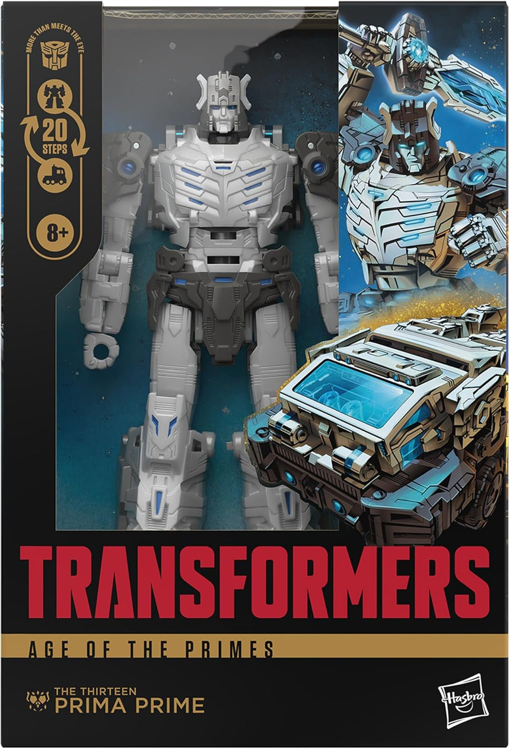Transformers Age of the Primes Voyager Class the Thirteen Prima Prime, figură de acțiune transformabilă Action figures Naty Shop