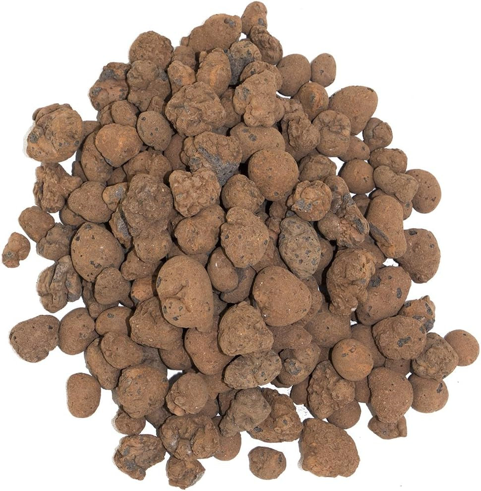 Floragard granulado de arcilla expandida 50 L - material de drenaje natural y sustrato hidropónico para macetas, tinas, plantas de interior y jardineras - previene la acumulación de agua, asegura una buena aireación