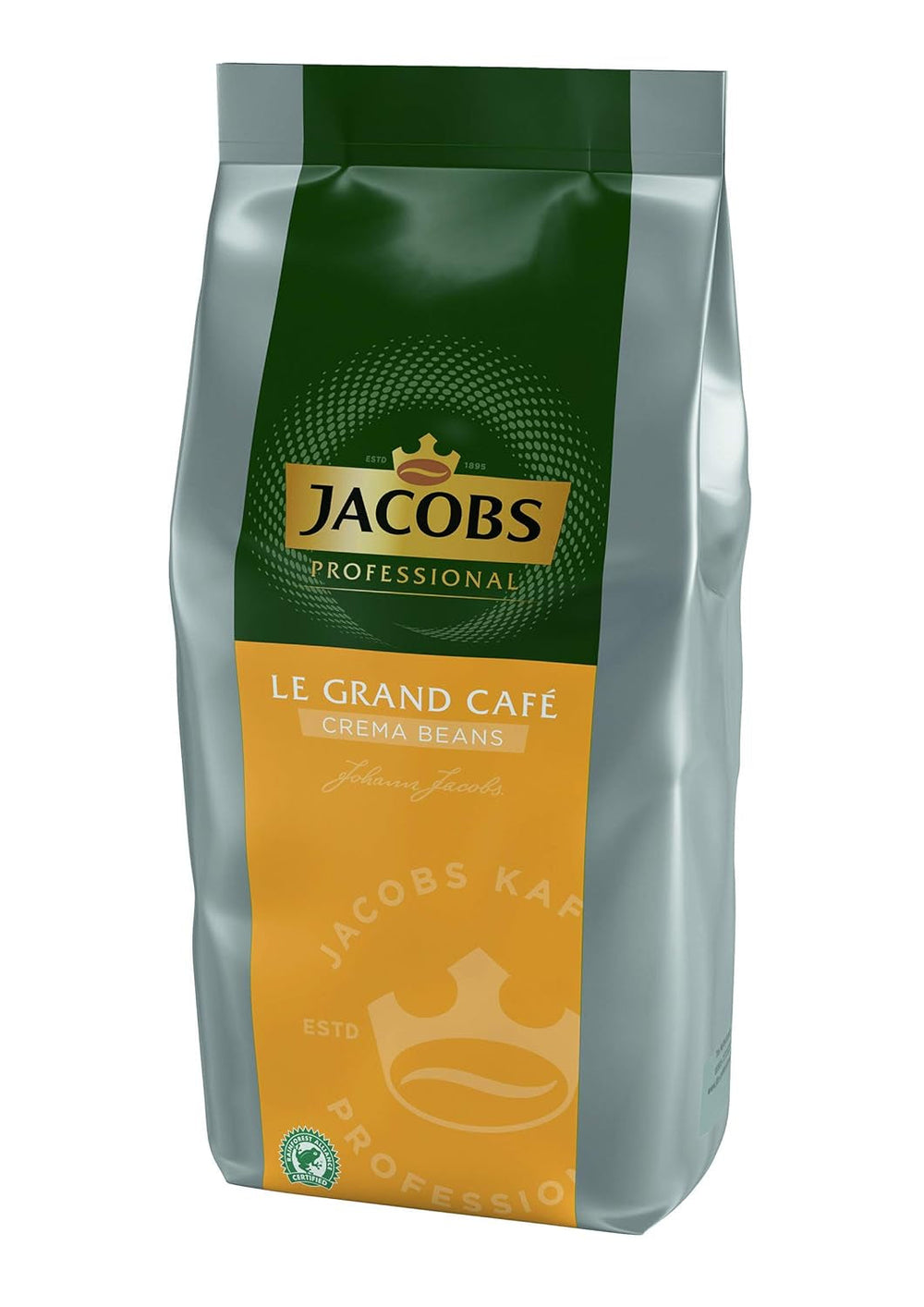 Jacobs Professional Le Grand Café Crema, café en grano entero 1kg, Suave, Intensidad 2/5 Café Naty Shop