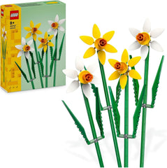 Narcisos LEGO Botanicals - Regalos de Pascua para niñas y niños - Flores artificiales para niños - Ramo de flores como decoración de la habitación o la oficina - Regalo para mujeres - 40747 Juegos de construcción Besuche den LEGO-Store Single