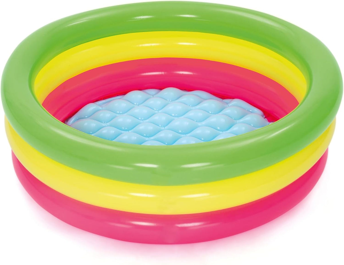 Piscina Infantil Bestway, Verano, 70 x 24 cm, 51128, Multicolor, 70 x 70 x 24 cm