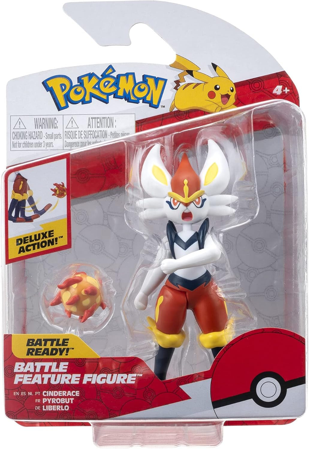 Pokémon PKW0164 - Battle Feature Figure - Liberlo, figură mobilă oficială, 11,5 cm Action figures Naty Shop