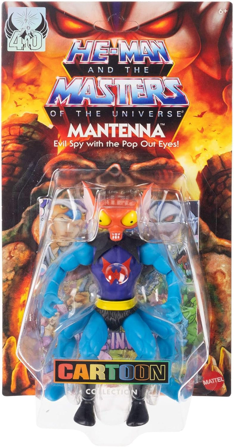 Figura de acción de Masters of the Universe Origins Mantenna Princesa del Poder de la colección Cartoon, aprox. 14 cm de alto TV de los años 80 Bogeyman Lift-Up Eyes JBM78 Figuras de acción Naty Shop