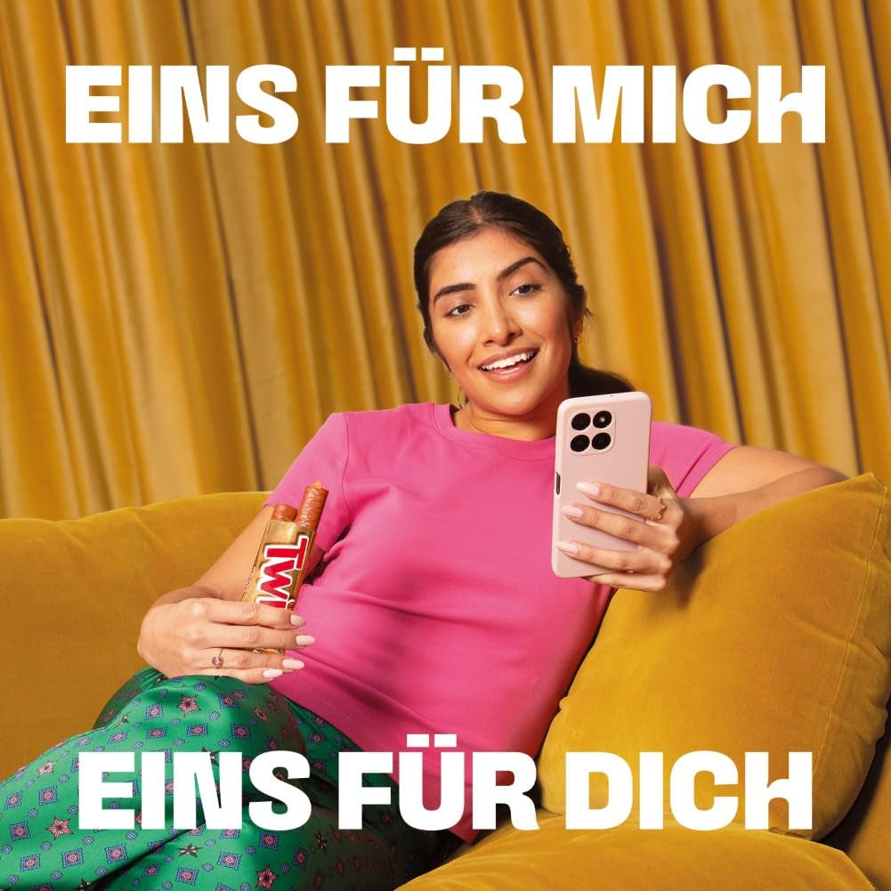 Barras de chocolate con caramelo salado Twix | Paquete de chocolate a granel | 30 barras dobles (30 x 46 g)