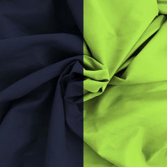 Elegante edredón para cama doble 260 x 270 cm azul oscuro/verde manzana Camas y edredones Besuche den Italian Bed Linen-Store