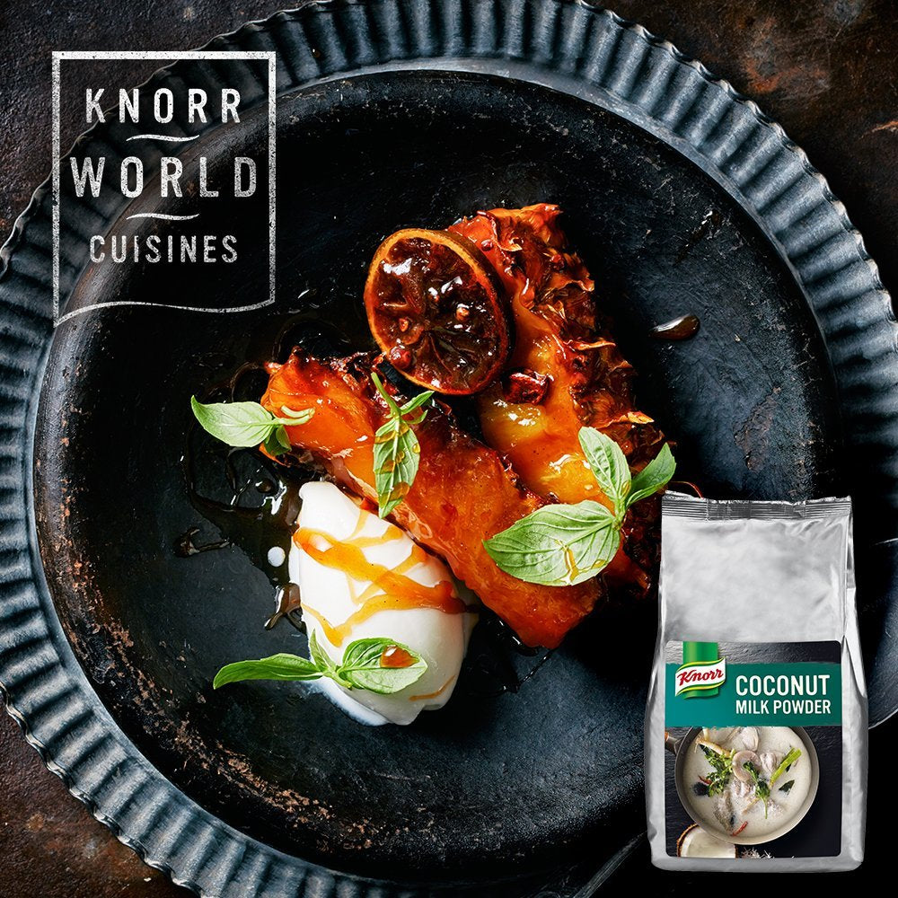 Knorr Kokosmilch Pulver (leche en polvo con 20 frischen Kokosnüssen, ergibt 6,6 litros Kokosmilch) 1er paquete (1 x 1 kg)