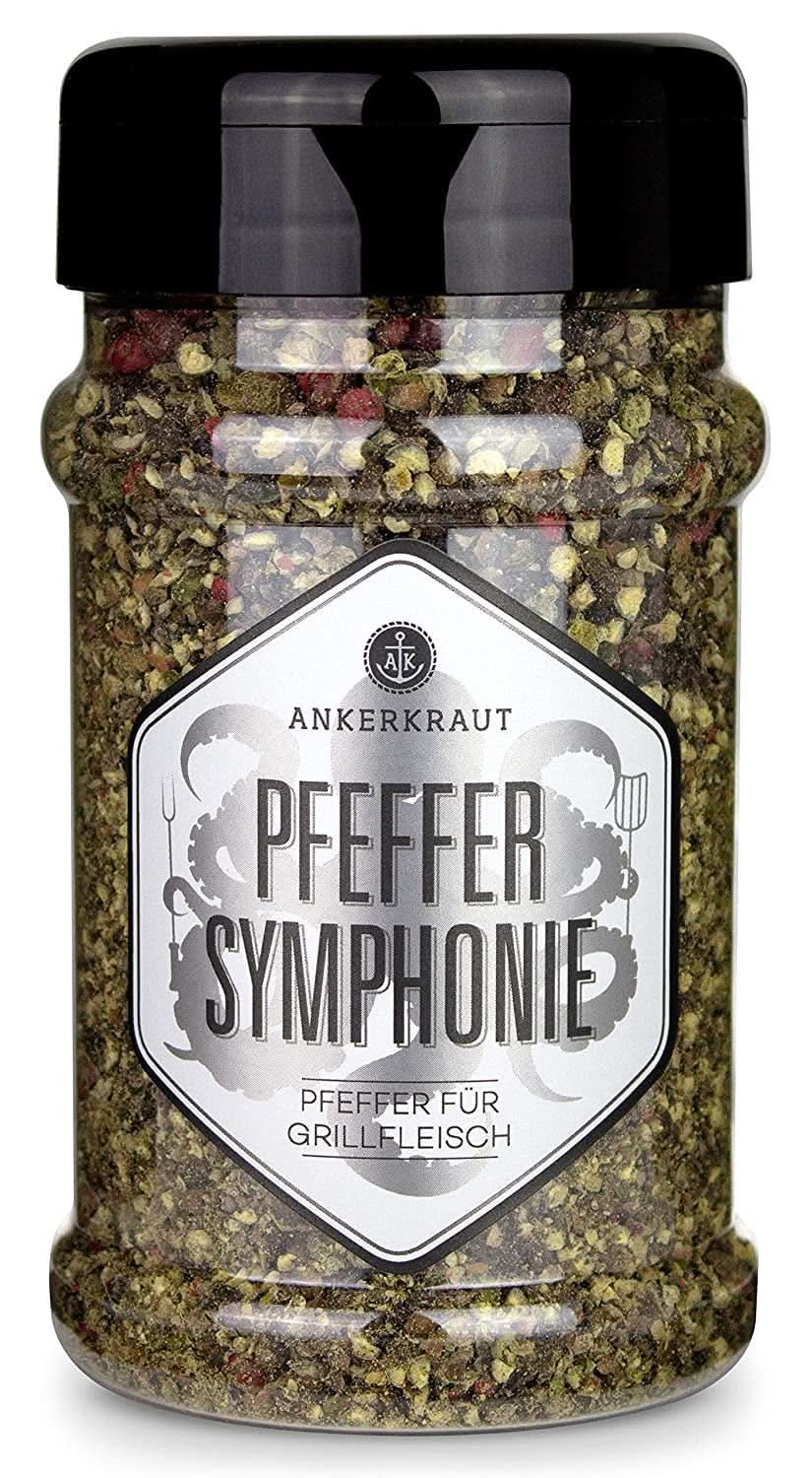 Ankerkraut Symphonie, mezcla de pimientos para condimentar con aroma y sabor, 140 gramos Naty Shop Especias Molidas 160 gramos