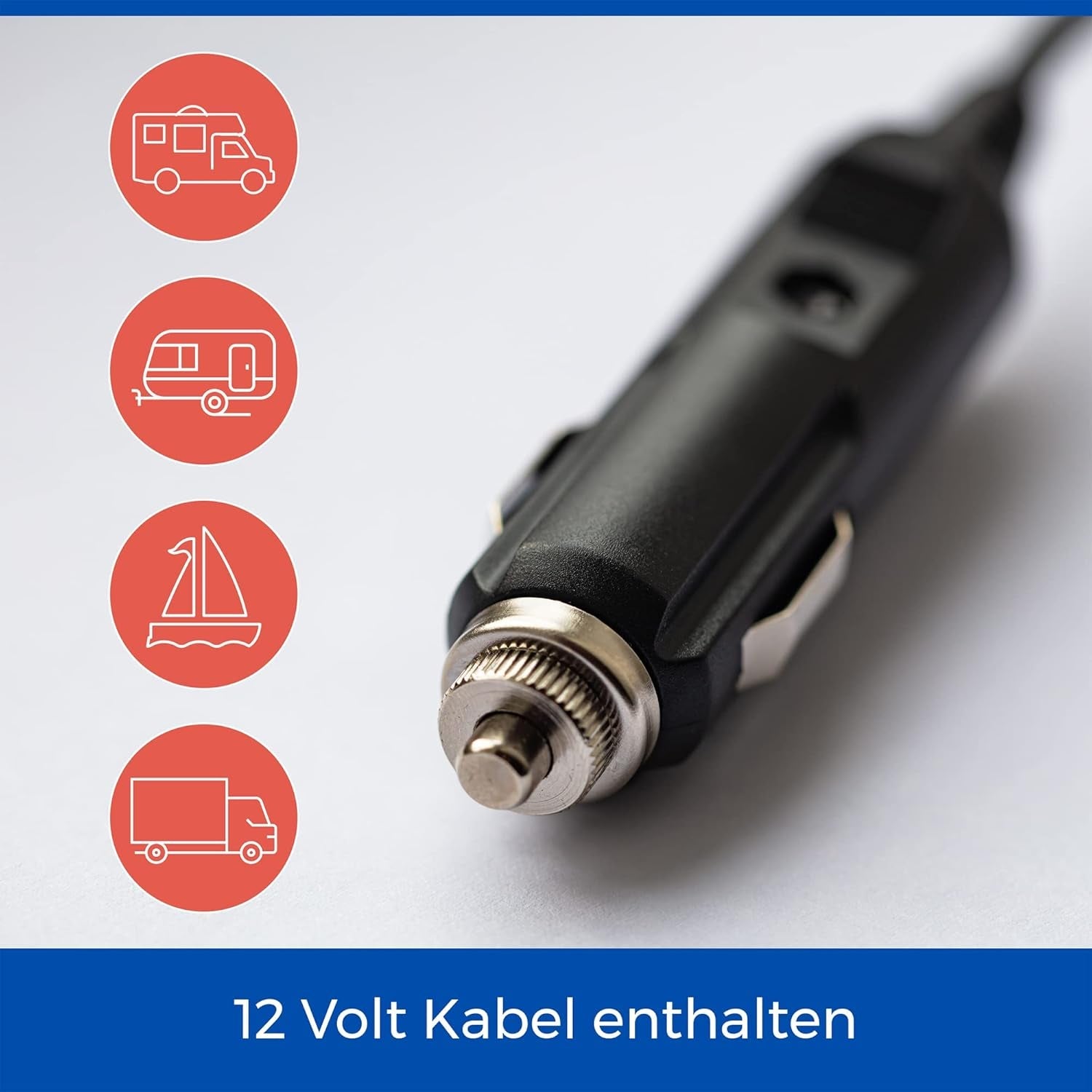 Televizor inteligent de camping Cello de 24 de inci, tuner triplu de 12 volți, Bluetooth - Disney+, Netflix, Apple TV+, Prime Video, Paramount+ pentru rulote și bărci