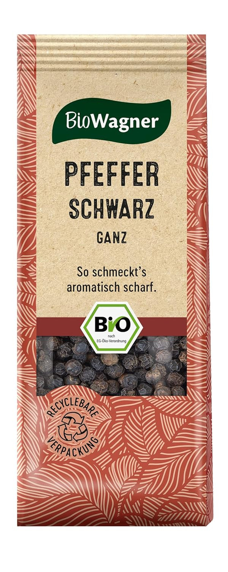 BioWagner - Bio Wachholderbeeren | ideal para salvaje, chucrut o chucrut | naturbelassene Bio-Zutaten | embalaje reciclable | 30 gramos