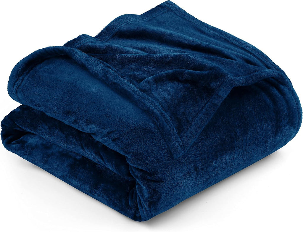 Utopia Bedding Pătură confortabilă din fleece [228X228 Cm, gri] Pătură moale, ușoară, caldă și pufoasă Pătură confortabilă și respirabilă pentru pat canapea canapea Paturi si Cuverturi Besuche den Utopia Bedding-Store Marină 228X193 Cm