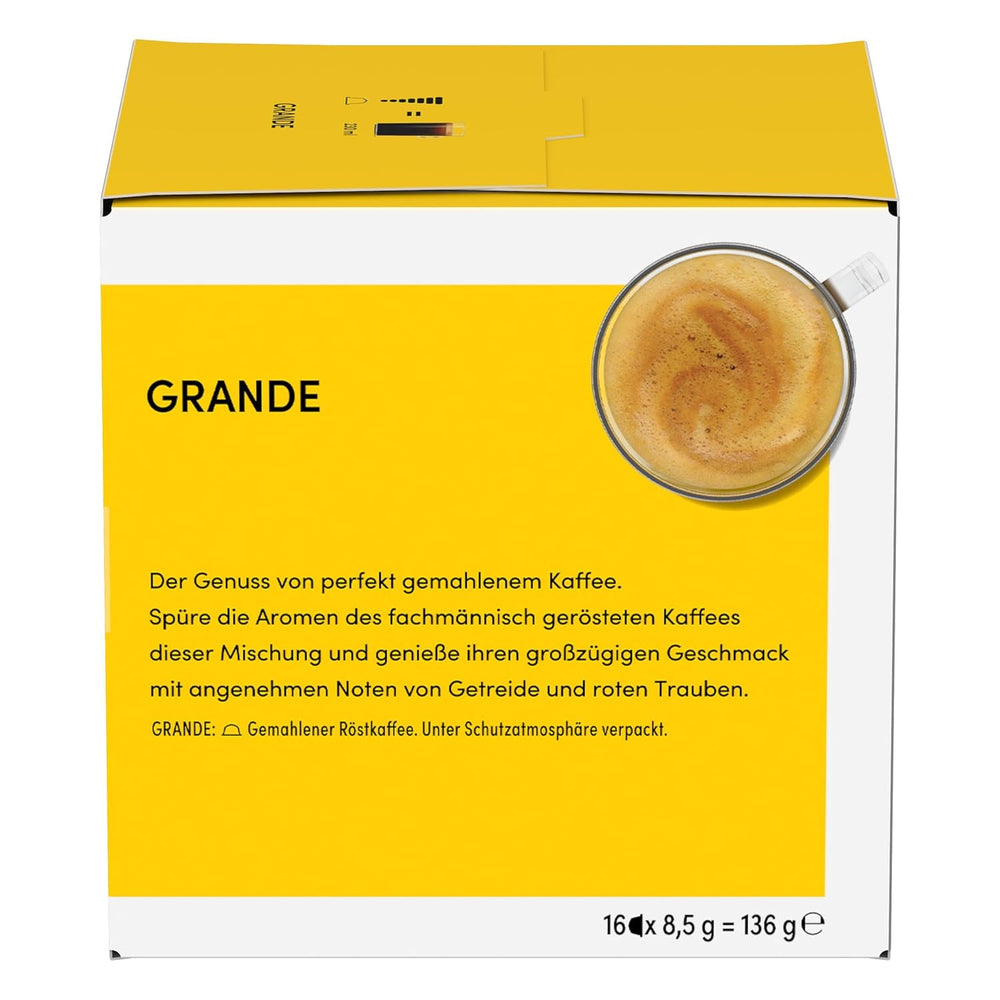 NESCAFÉ DOLCE GUSTO Grande Kaffeekapseln 3er Pack (3 x 16 Kapseln)