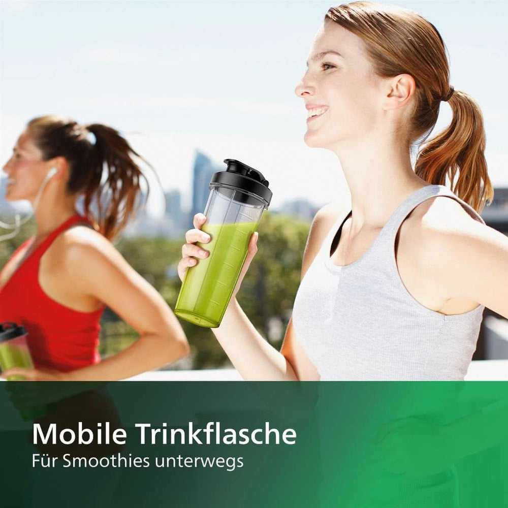 Philips Batidora y batidora con base - 600 W, vaso de 2 litros, aplicación Homeid, 2 funciones de calentamiento + función de impulso, problema, función de trituración de hielo (HR2291/41) Kitchen Naty Shop