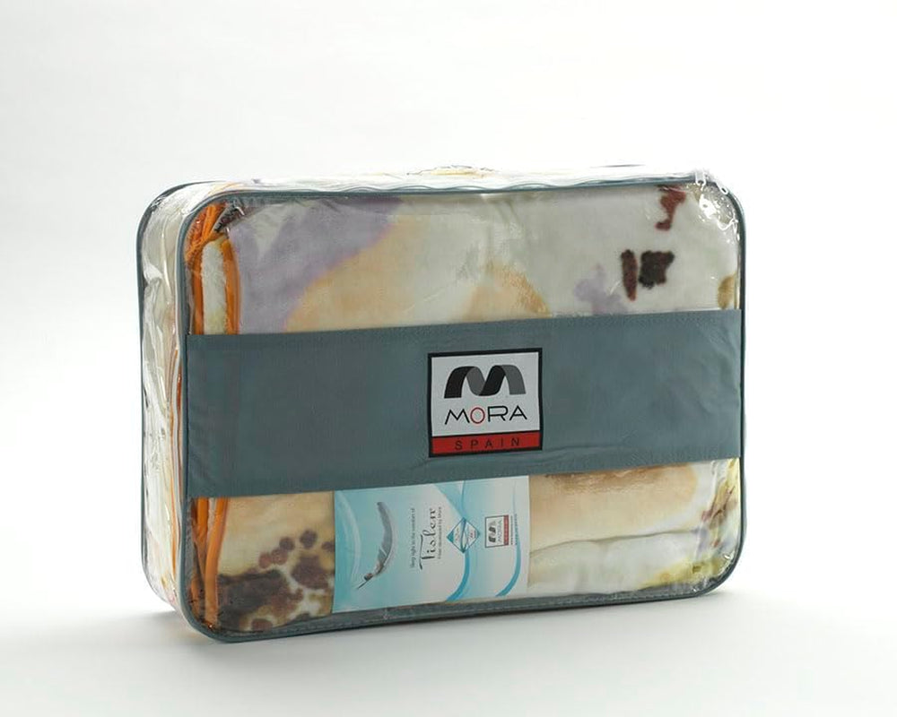 Manta Estampada, Gran Volumen, 100% Poliester, 450 G/M², Suave, Para Otoño/Invierno, Diseño Harmony N10, 170 X 240 Cm, Para Camas De 90/105 Cm, Edredones Y Edredones Grises Naty Shop