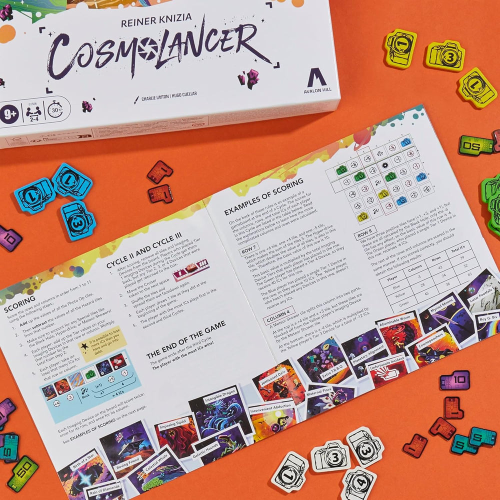 Cosmolancer, un juego de mesa estratégico de Reiner Knizia