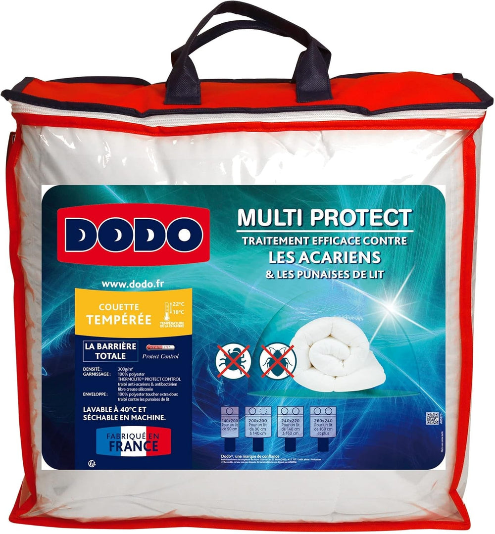 DODO Edredón individual 140 X 200 Cm, multiprotección, suave y protector, lavable a máquina a 40 °C Edredones y colchas Naty Shop