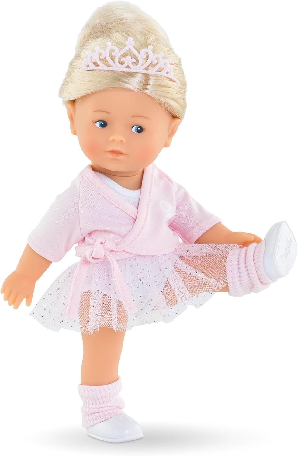Les Trends Mini Corolline Rosy Ballerina Set, Vollvinylpuppe mit langem Haar, extra Outfit in Geschenkbox, Vanilleduft, 20cm, ab 3 Jahren