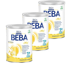 Nestlé BEBA JUNIOR 1, leche de fórmula a partir de 1 año Madre e Hijo Naty Shop 3 x 800 gramos