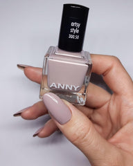 ANNY Esmalte de uñas - Esmalte de uñas de color de alta calidad con brillo duradero, resistente a las astillas y de secado rápido, Color: Estilo artístico - Gris frío - 15 ml
