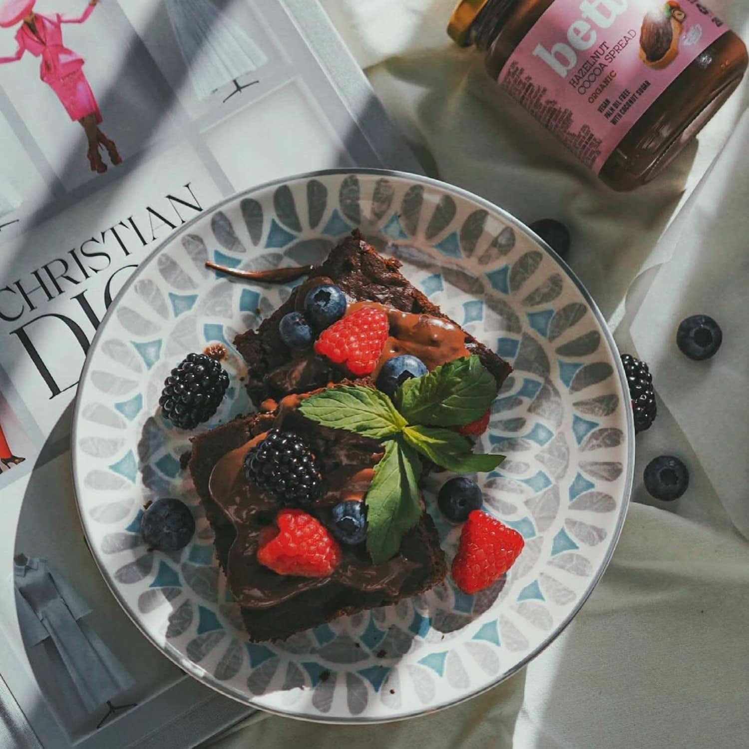 Bettr Organic Brownie Mix - Brownies orgánicos, veganos y sin gluten con rico sabor a cacao, 6 x 400 gramos Kitchen Naty Shop