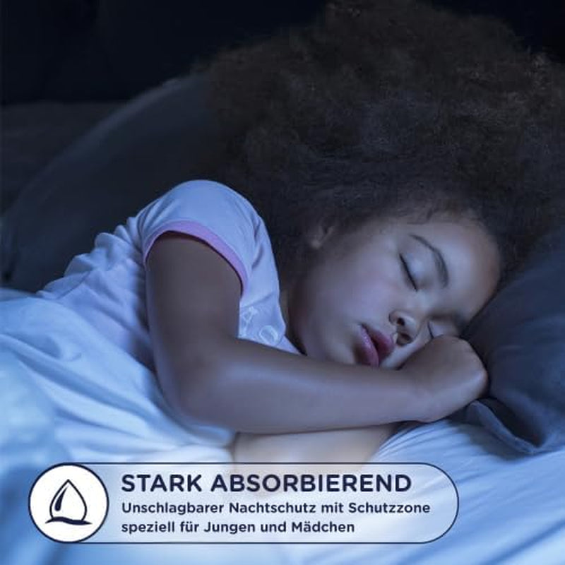 Huggies DryNites pañales nocturnos súper absorbentes para niñas de 4 a 7 años, 4 x 16 pañales tipo panty (64 unidades), paquete mensual