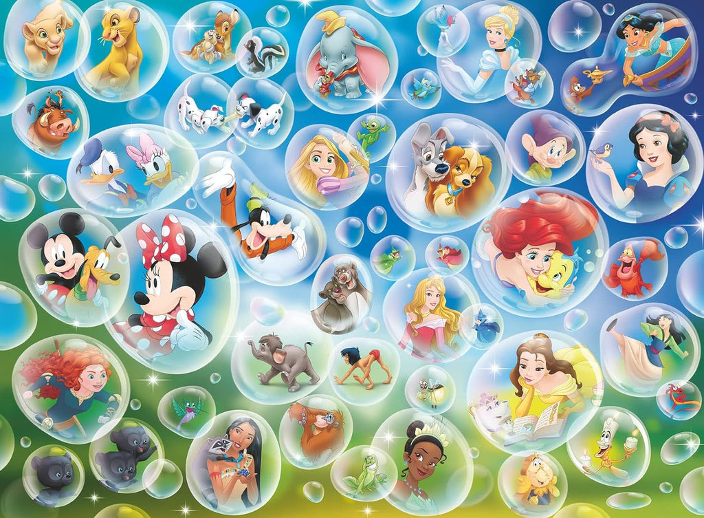 Ravensburger Puzzle 80536 - Disney Soap Bubbles, 300 piese puzzle jigsaw pentru fanii Disney cu vârsta de peste 9 ani Puzzle Naty Shop