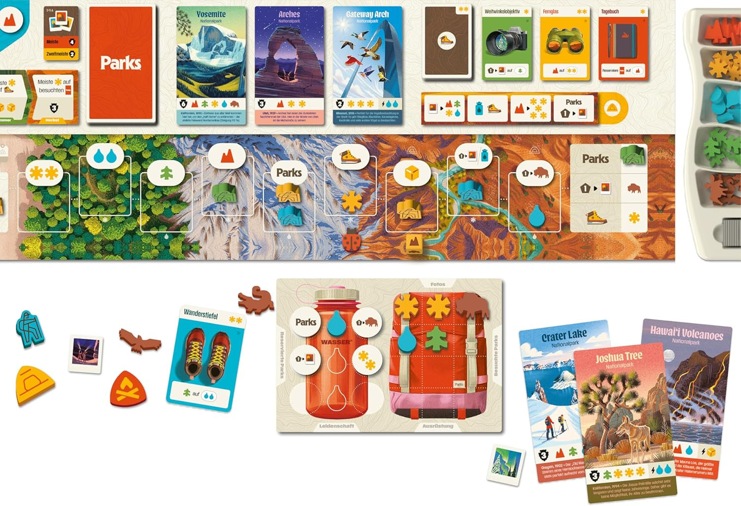 Parques (2ª edición), 26,7 cm x 26,7 cm x 0,1 cm