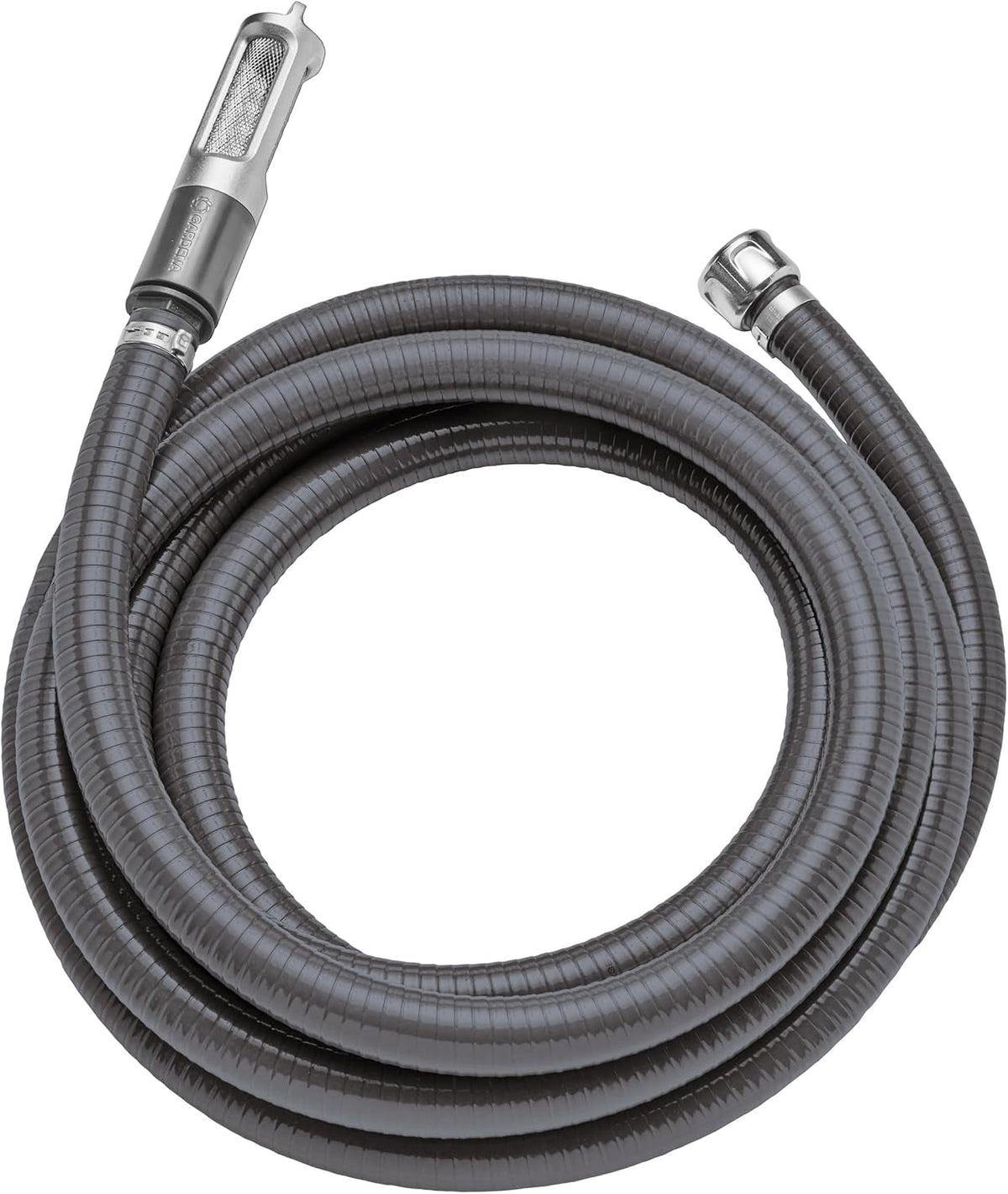 Set de aspirare Gardena cu furtun de aspirare de 7 m, conexiune robustă, dispozitiv de blocare a refluxului, durabil și fiabil (09091-20)