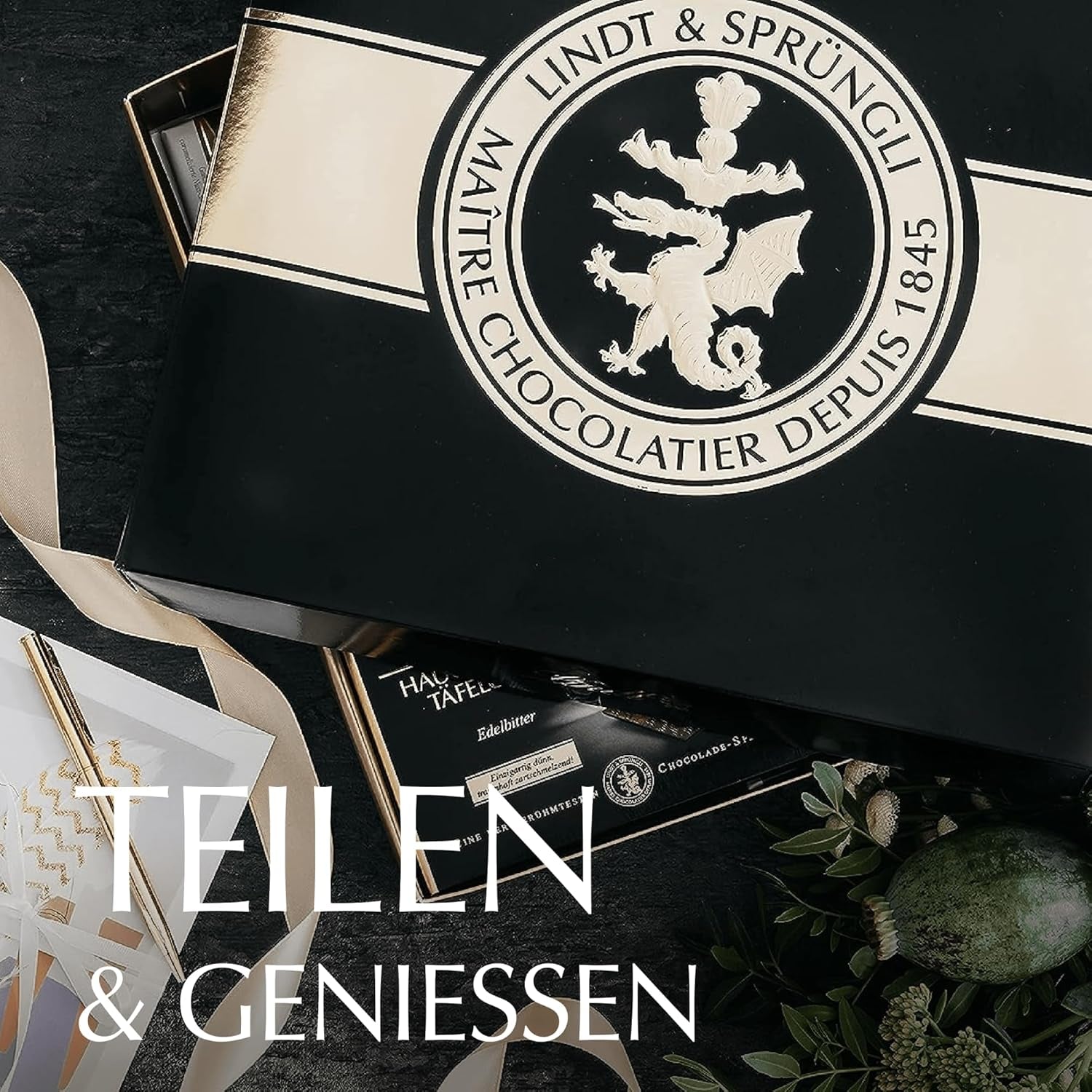 Juego de chocolate amargo Lindt | 847 gramos | Set de 6 especialidades de chocolate negro Lindt (barras, LINDOR, bombones) desde semidulce hasta extra oscuro | Paquete a granel | regalo de chocolate