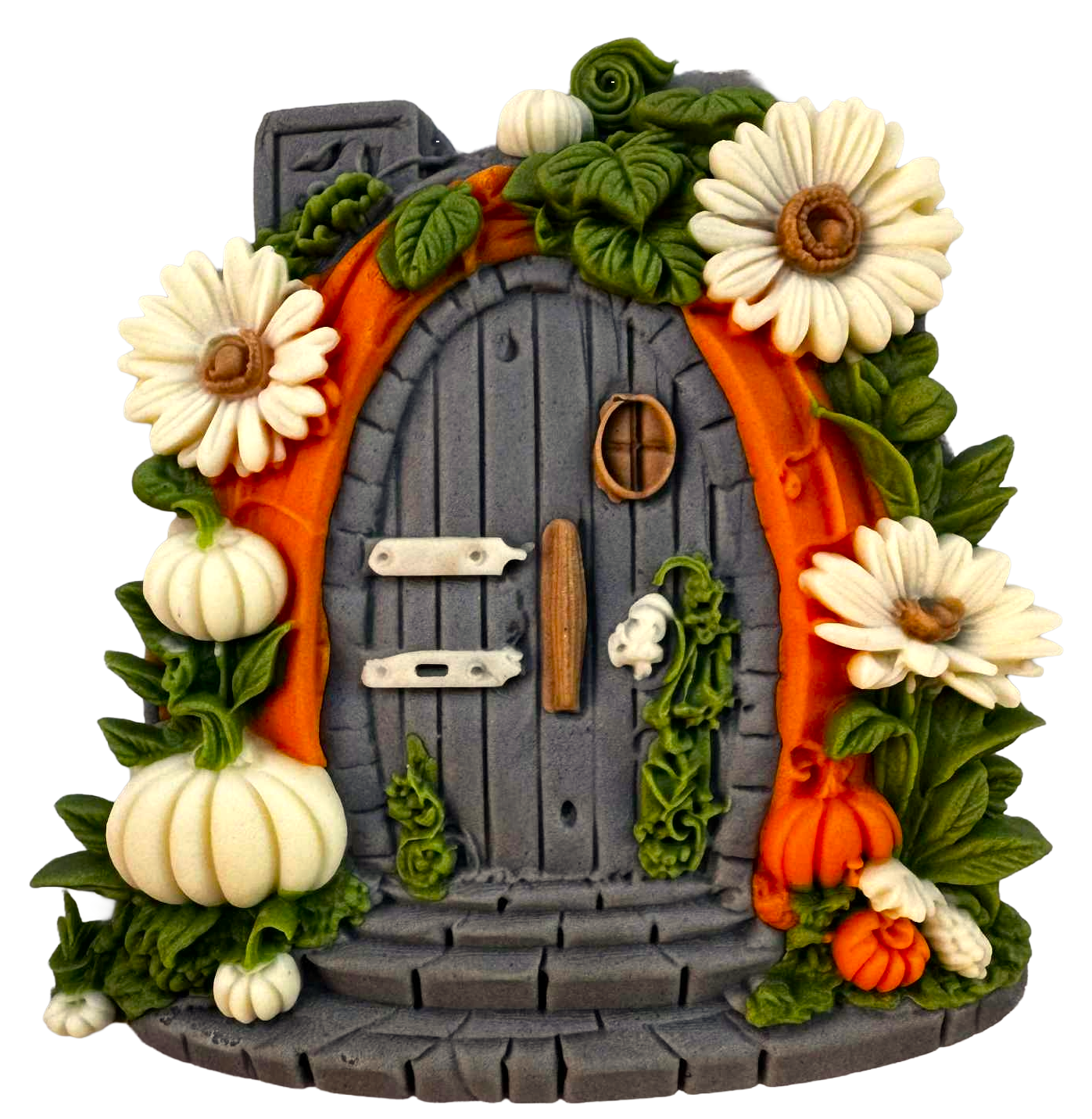 Decoración comestible de otoño para tartas – Adorno dulce artesanal