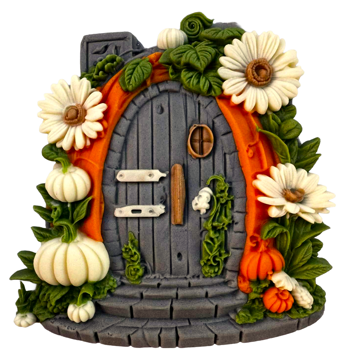 Decoración comestible de otoño para tartas – Adorno dulce artesanal