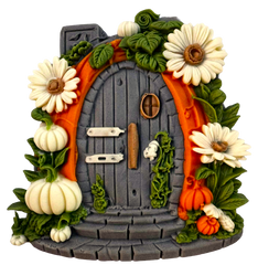 Decoración comestible de otoño para tartas – Adorno dulce artesanal