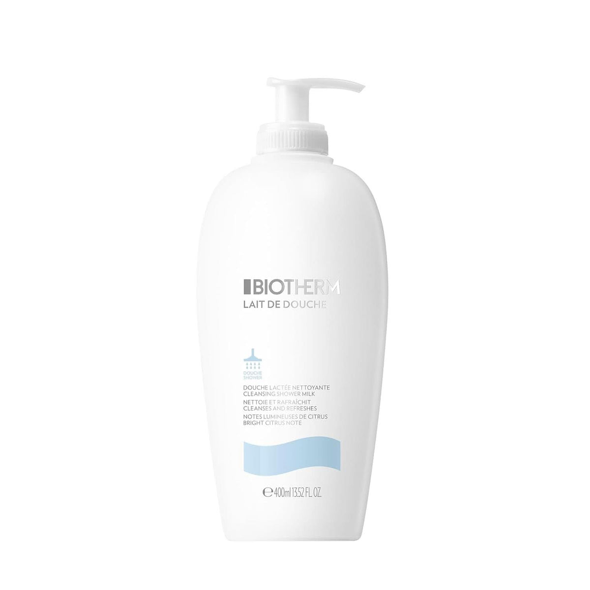Biotherm, loción de ducha tonificante para una hidratación intensiva y una sensación de suavidad corporal, 400 ml Ducha y baño Naty Shop
