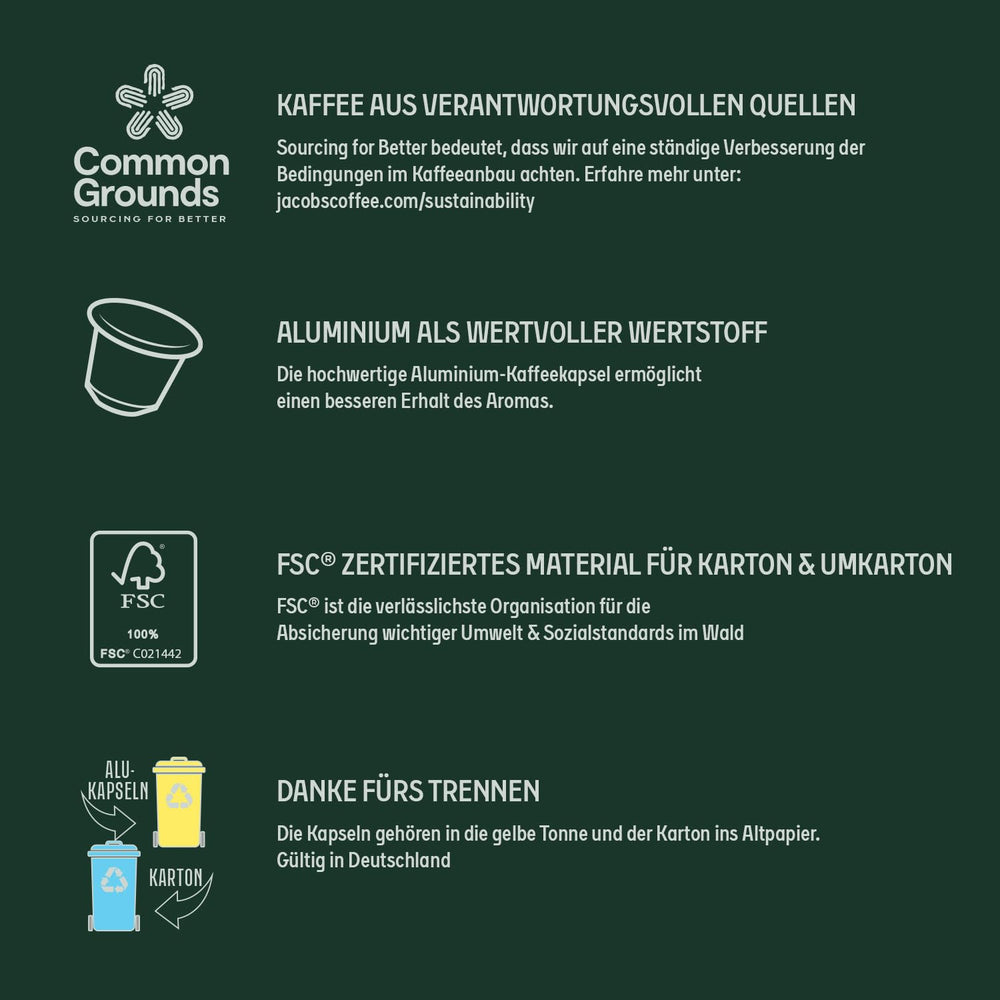 Jacobs Kaffeekapseln Espresso Ristretto, Intensität 12/12, 10 x 20 Getränke, Nespresso* kompatible Kaffee Kapseln, 200 Kapseln