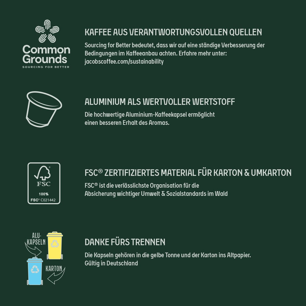 Jacobs Kaffeekapseln Lungo Classico, Megapack XXL, Intensität 6/12, 5 x 40 Getränke, Nespresso* kompatible Kaffee Kapseln, 200 Kapseln