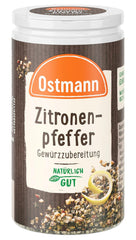 Ostmann Gewürze - Zitronenpfeffer Gewürzzubereitung | Para aderezos para ensaladas, salsas y platos de pescado 40 g en Der Streudose