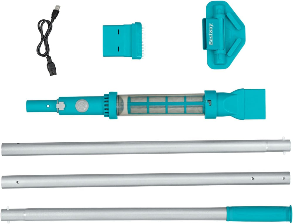 Aspirador de piscina a batería Bestway AquaSurge 251 cm